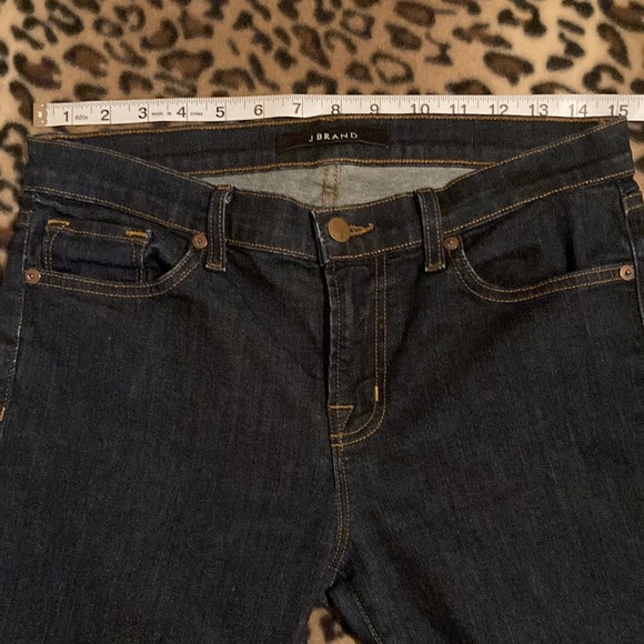 2 for $50 J BRAND Jeans “PURE” Skinny Leg Jeans Women’s Size 29 Dark Indigo Wash - Picture 12 of 13